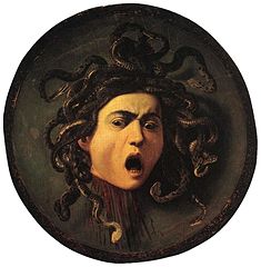 Caravaggio (1573–1610)  Medusa 1595-1596  Wikipedia.org